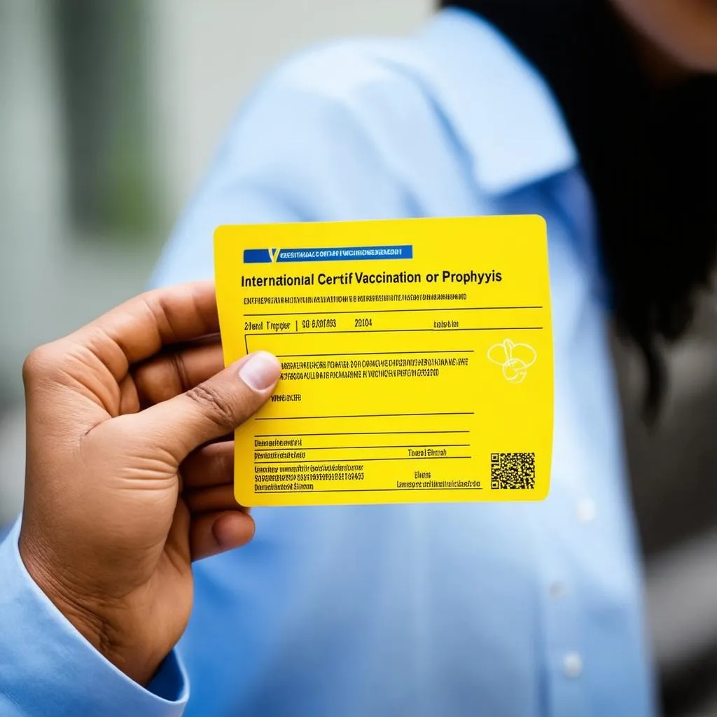 Yellow Fever Vaccination Card