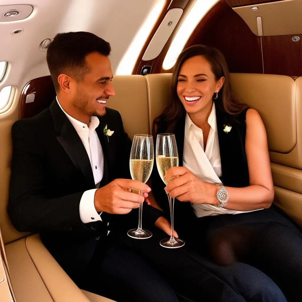 Luxury and Celebration in the Air