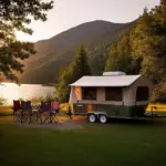 A-Frame Pop Up Campsite