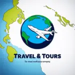 A T Travel and Tours Logo