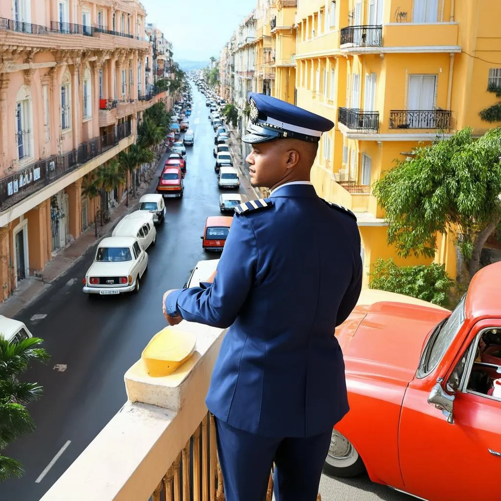 Air Traffic Controller Exploring Cuba