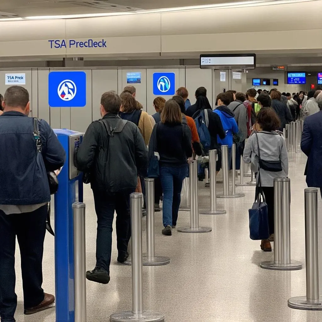 Airport Security Line