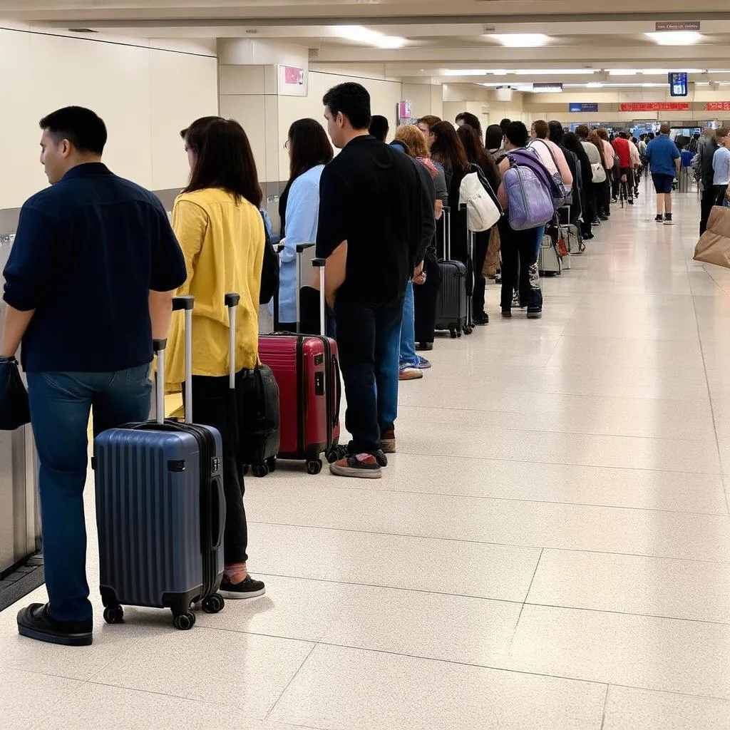 Airport Security Line