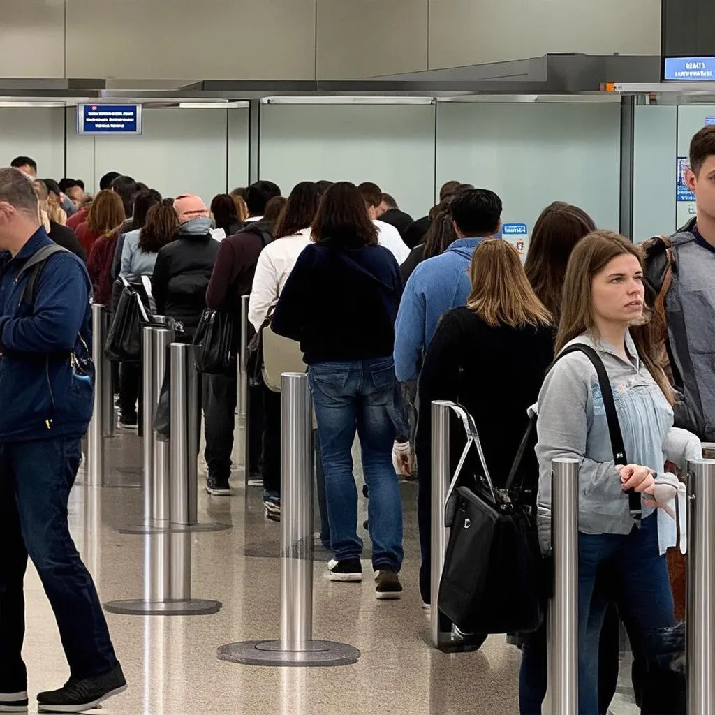 Airport Security Line