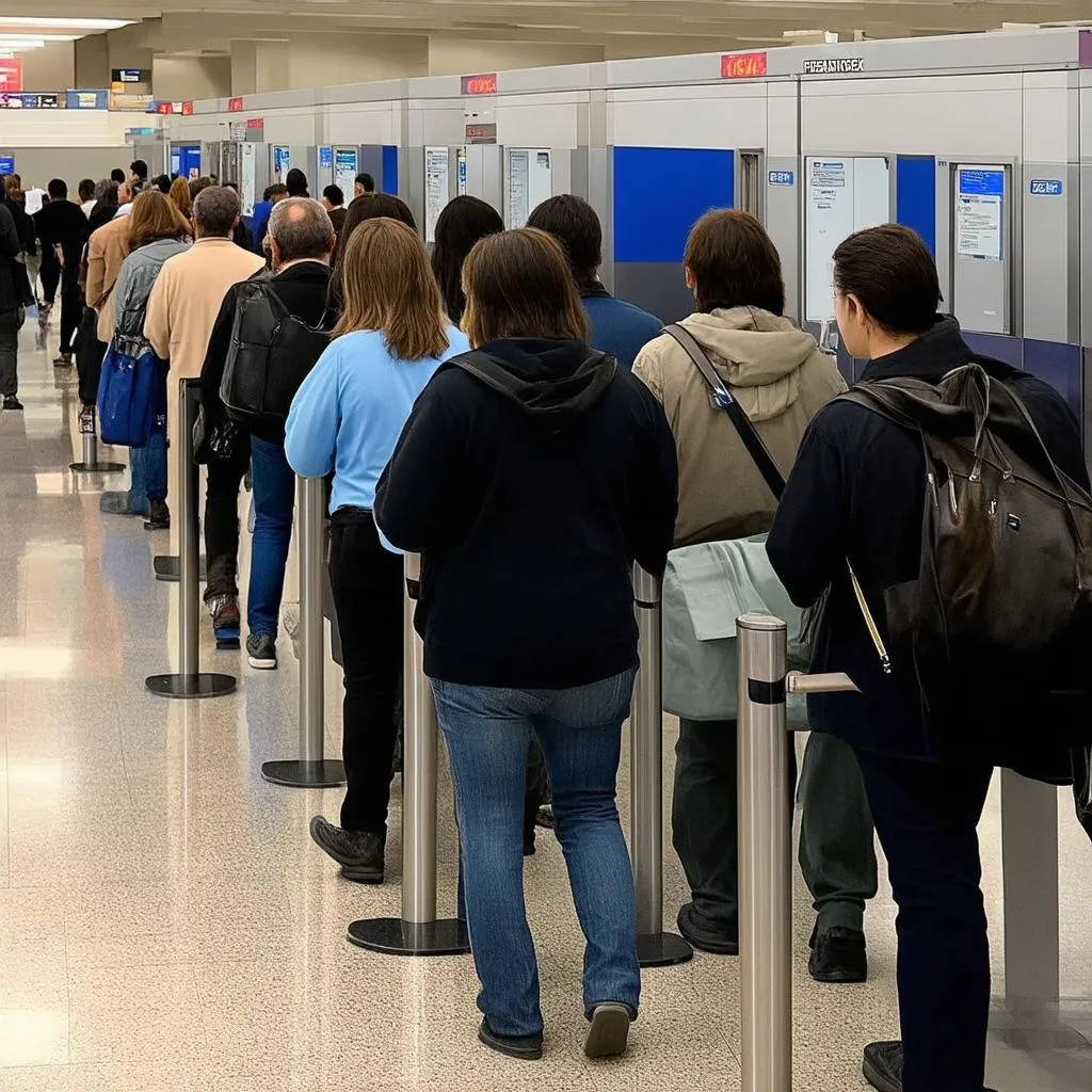 Airport Security Line