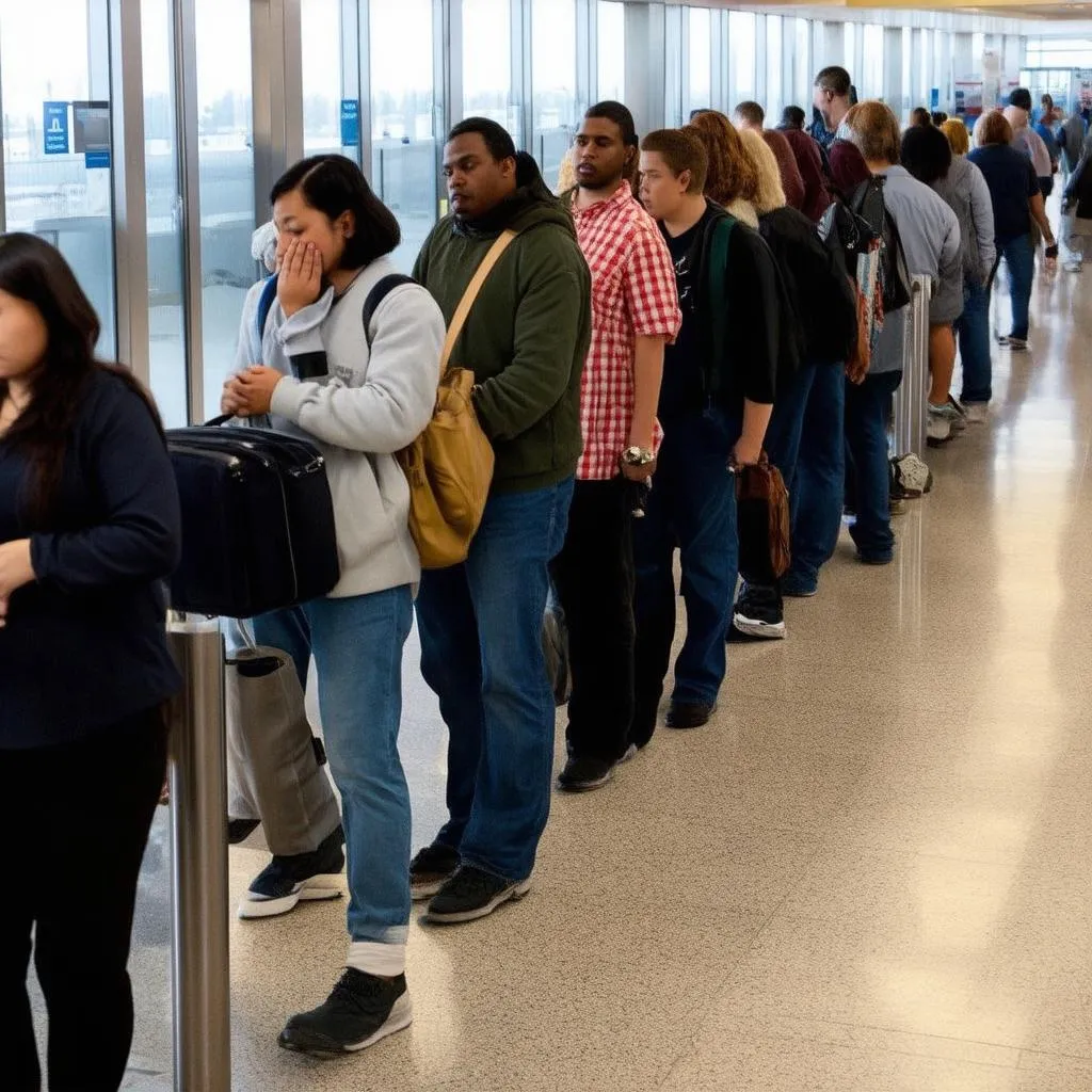 Airport Security Line