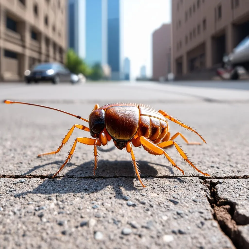 American Cockroach in Urban Environment