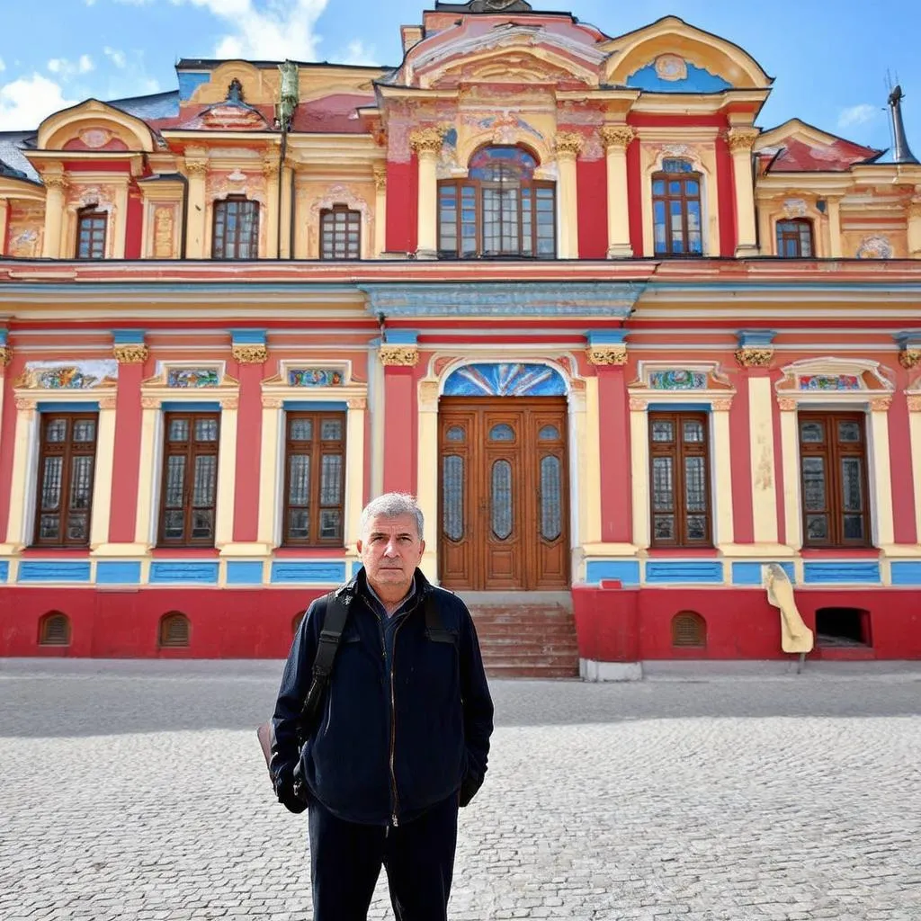 American Traveler in Russia