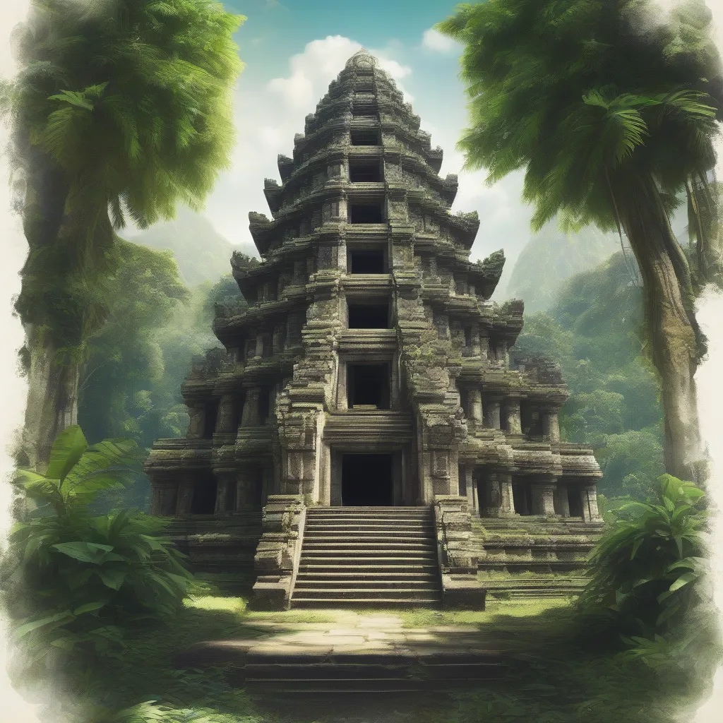 Ancient Temple in Asia