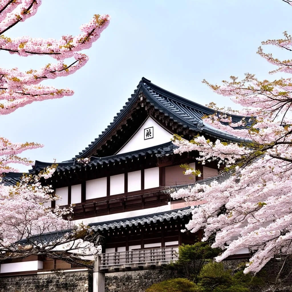 Serene Temple in Japan