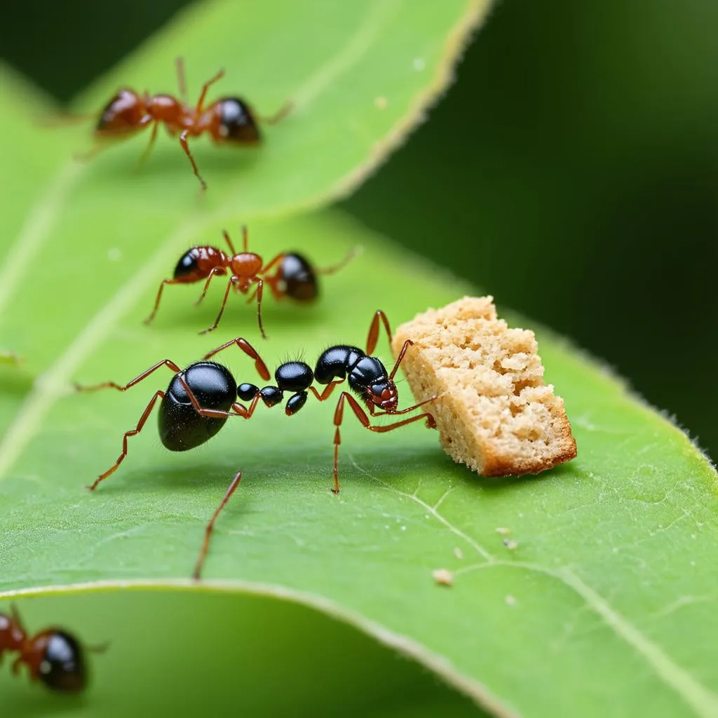 Ant Carrying Food