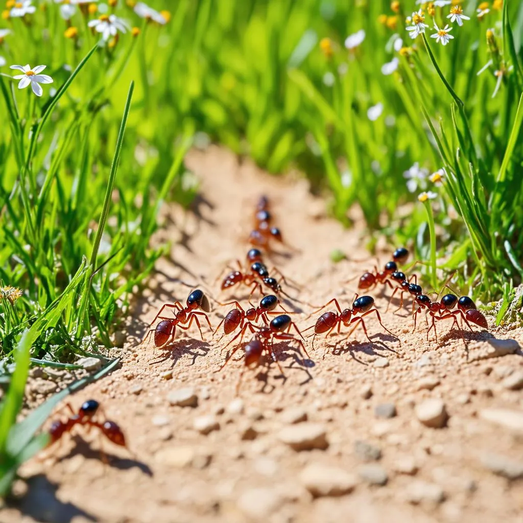 Ants on Trail