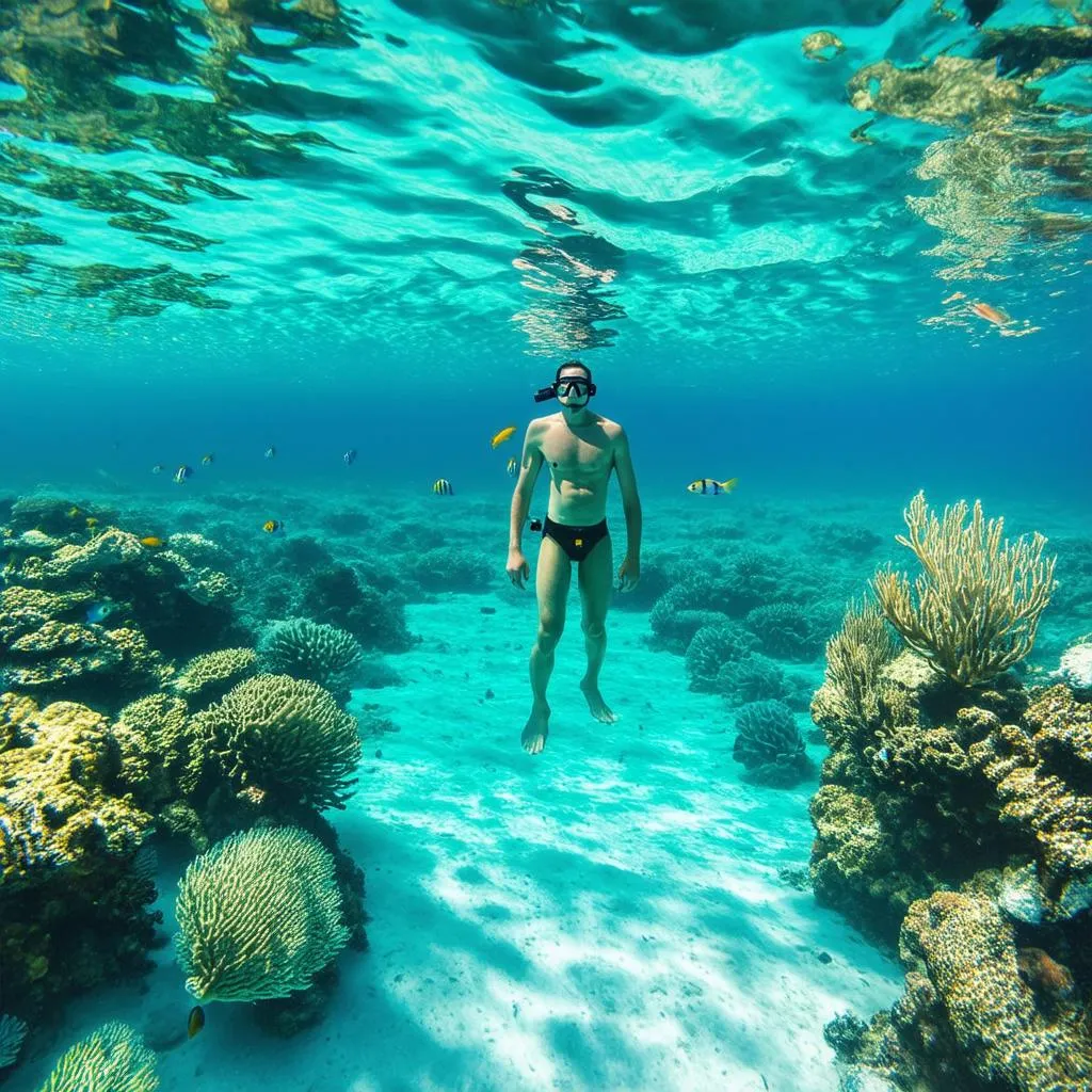 Snorkeling in Aruba