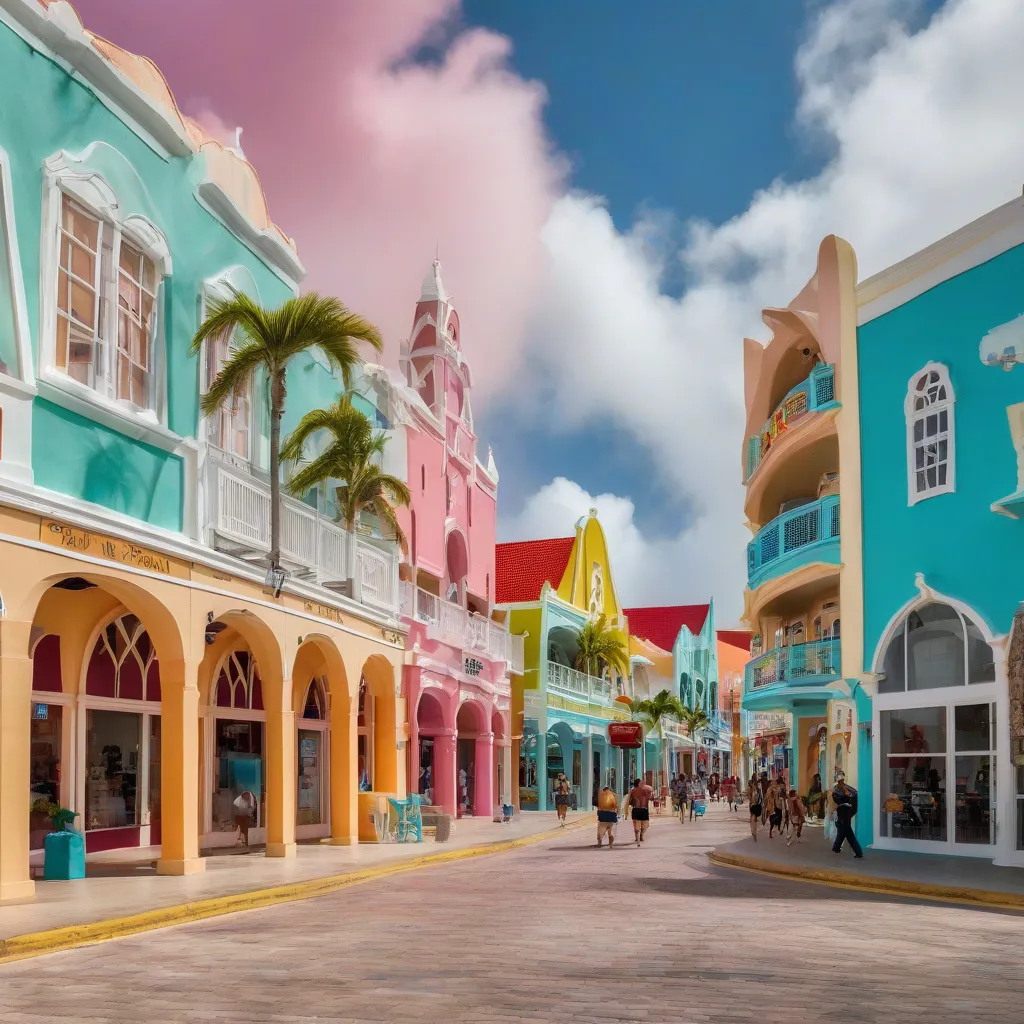 Colorful Streets of Aruba