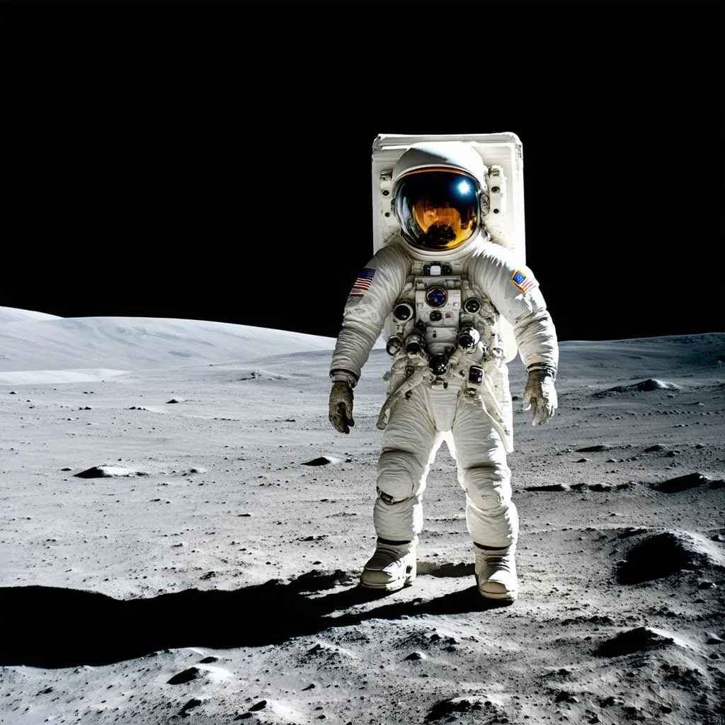 Astronaut on the Moon