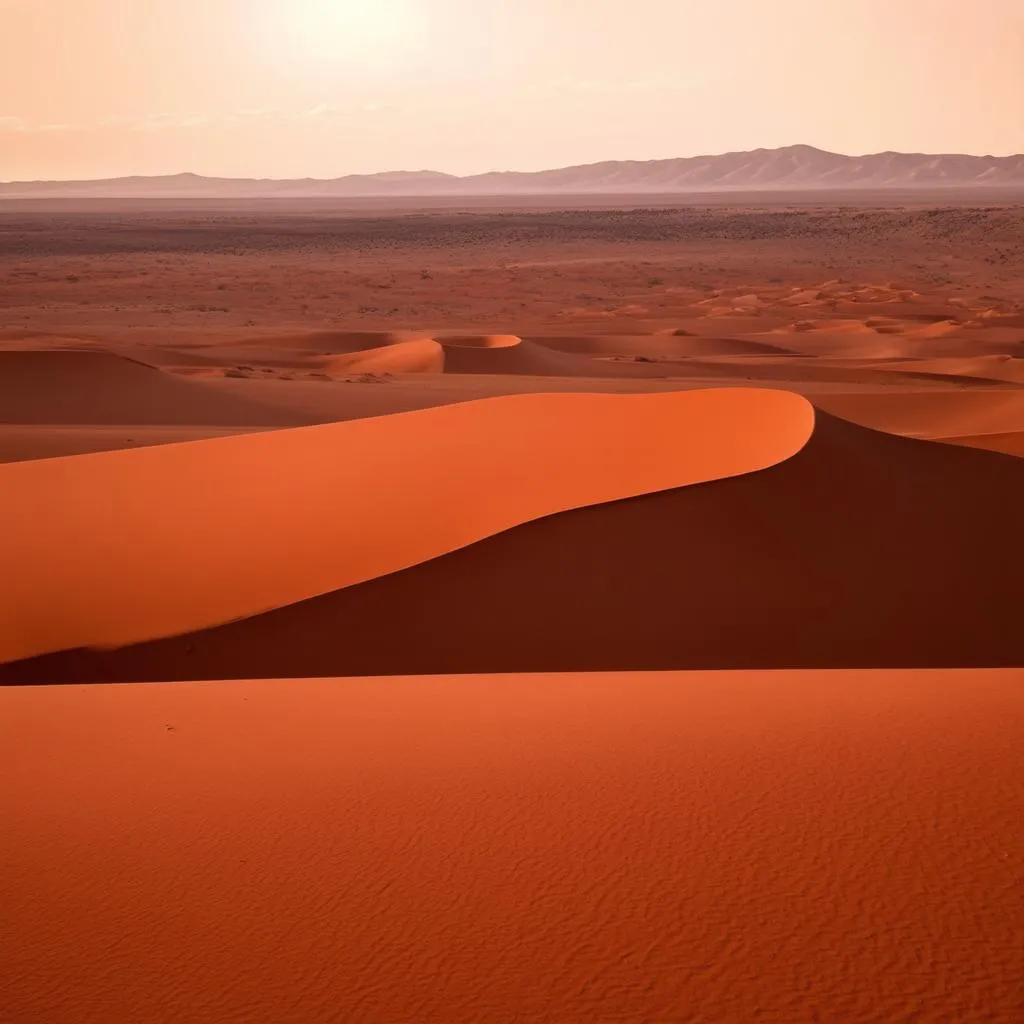 Atacama Desert at sunset