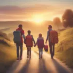 Family Embarking on a Journey