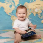 Baby Holding Passport