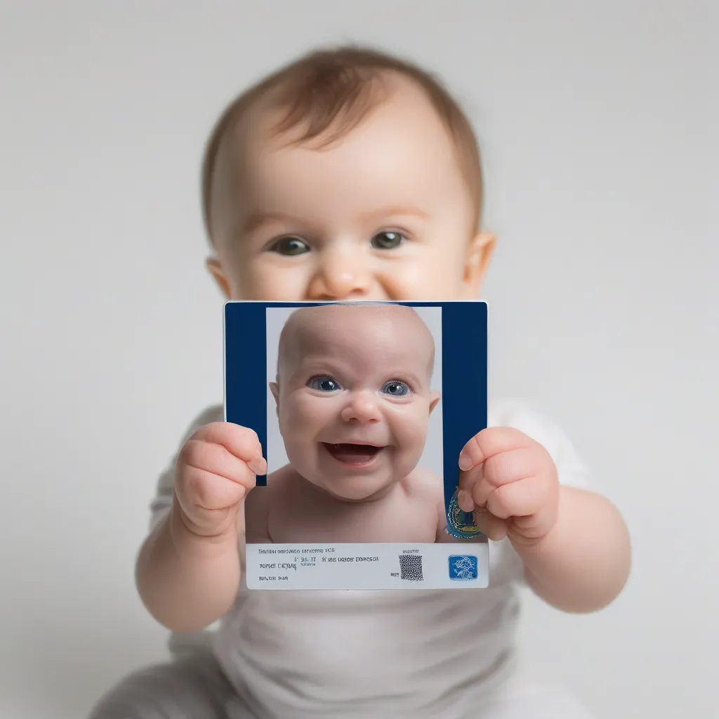 Taking a Baby's Passport Photo