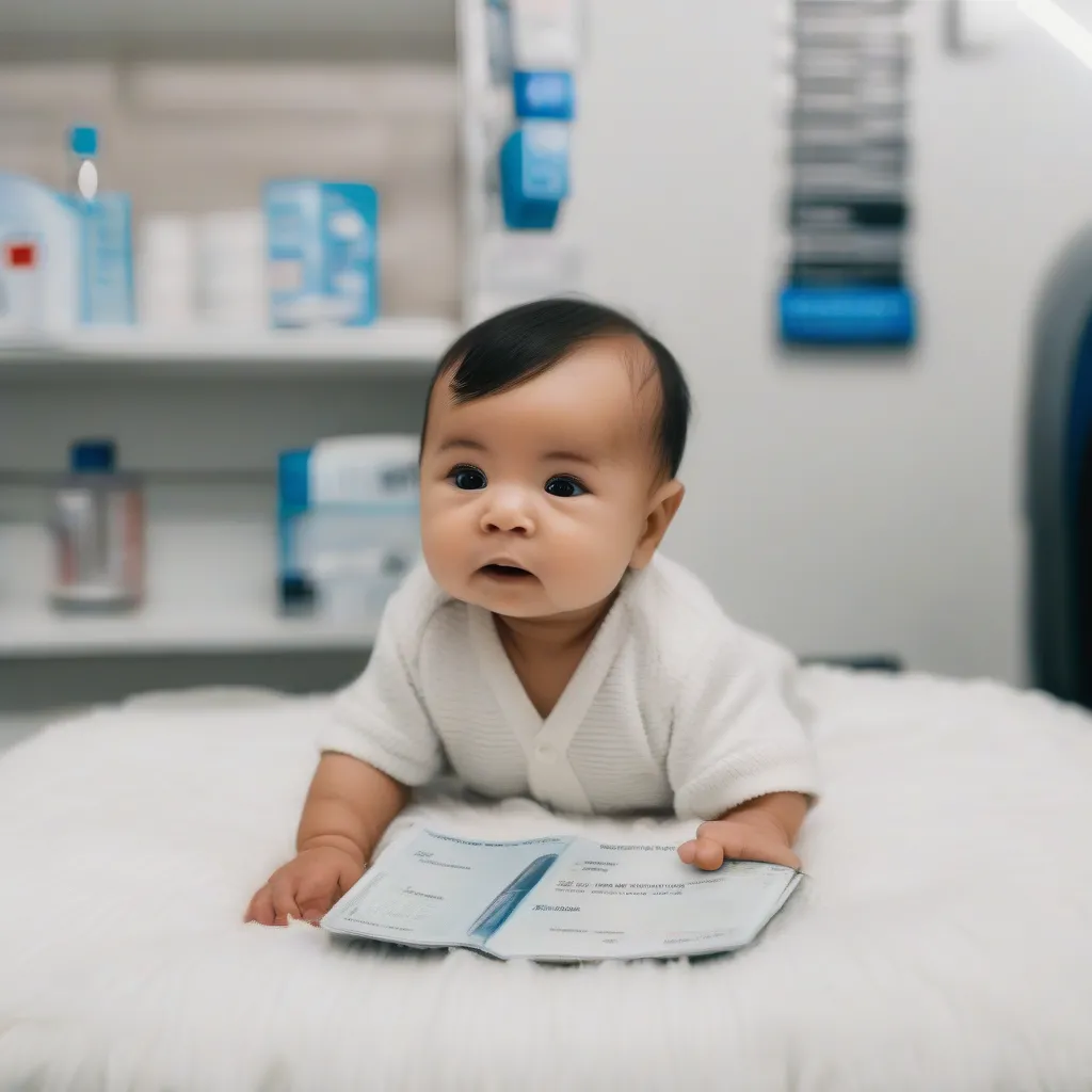 Baby Getting Passport Photo