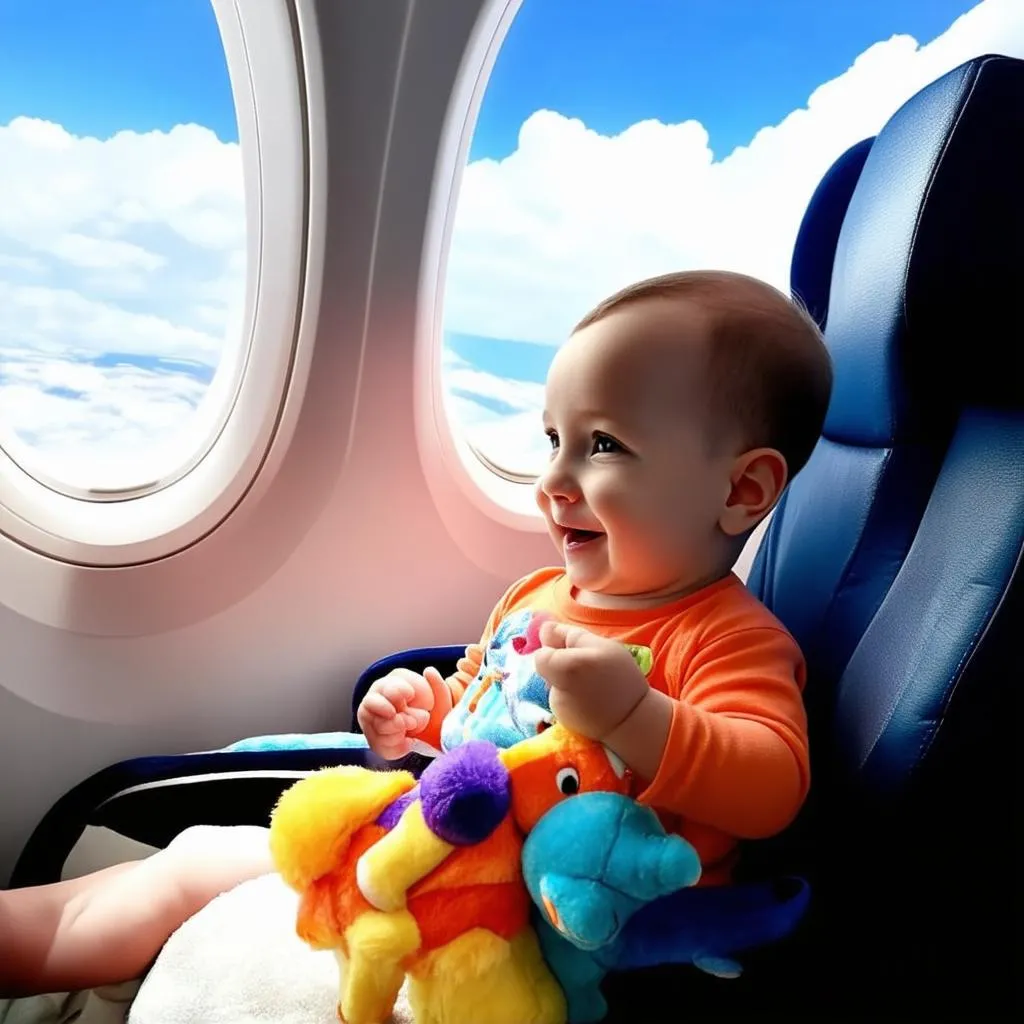 Baby Toys in Airplane