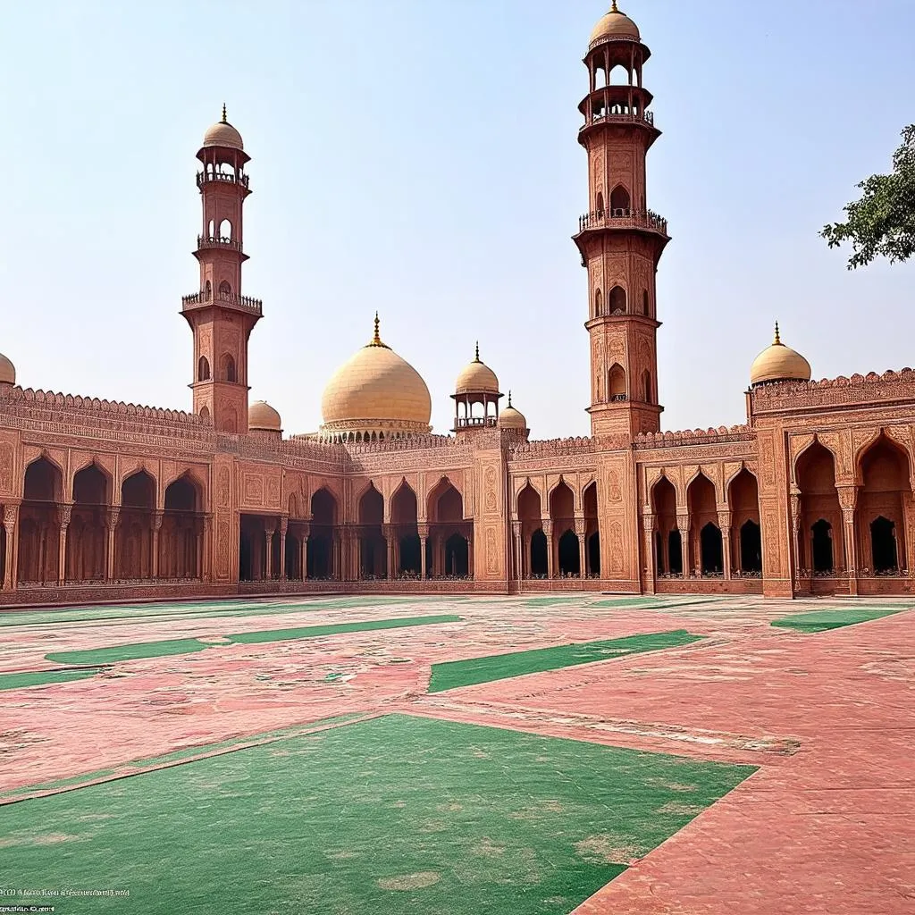 The Grand Badshahi Mosque in Lahore