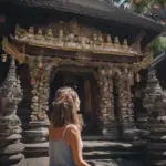 Woman at a Balinese Temple