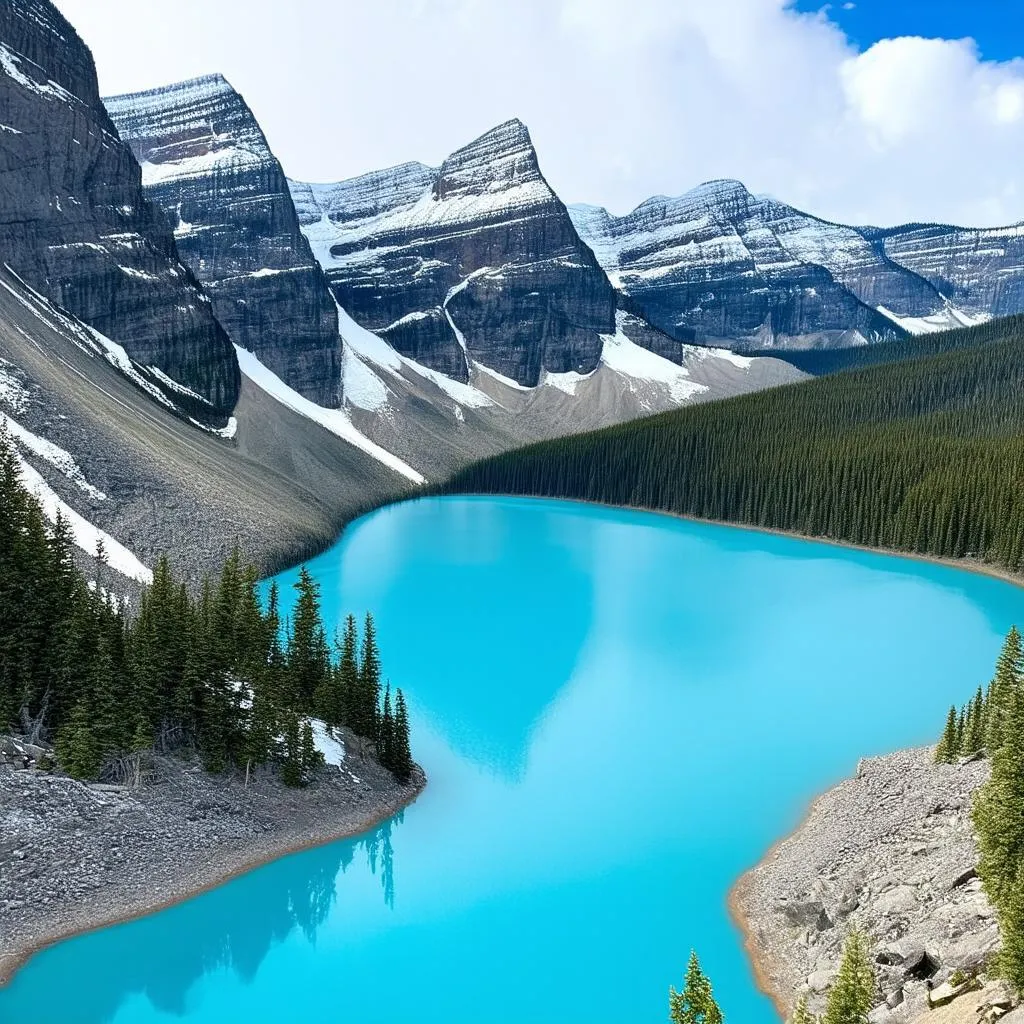 Moraine Lake in Banff National Park