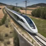 High-Speed Train Journey