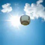 Baseball Soaring Through the Air