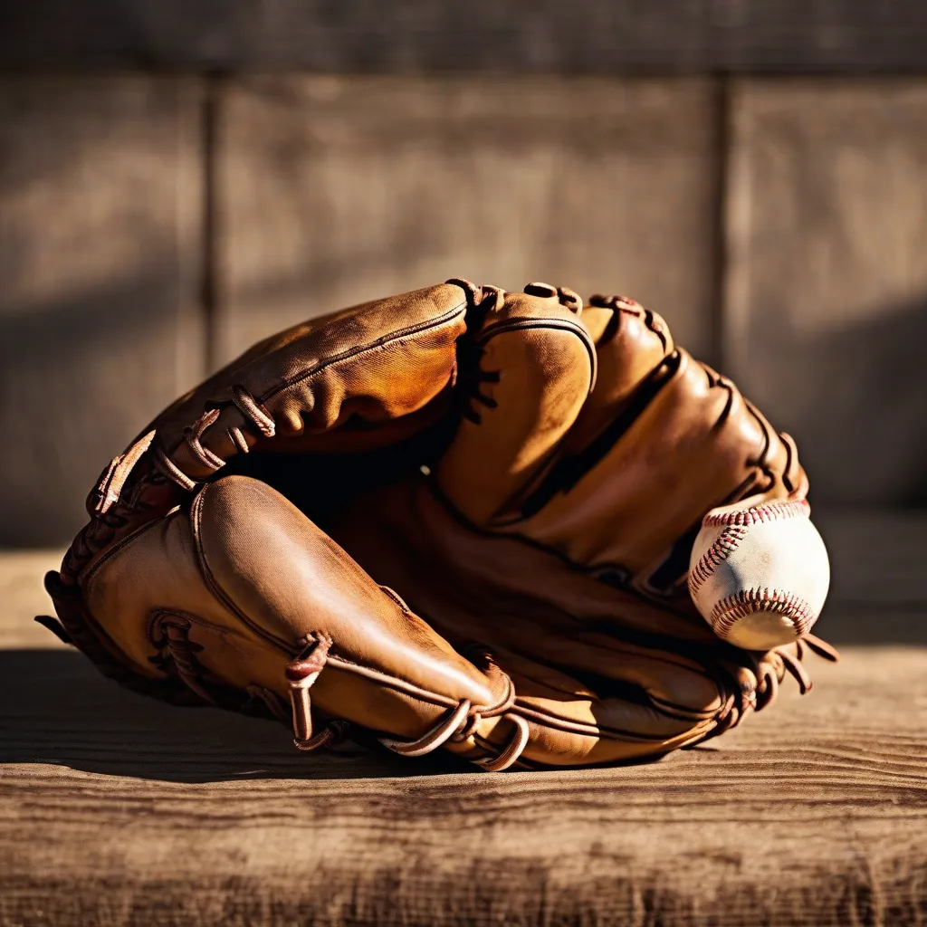 Baseball Mitt and Ball