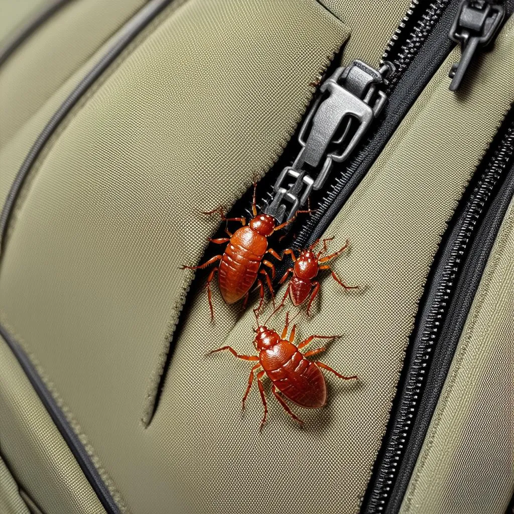 Bed Bugs Traveling in Luggage