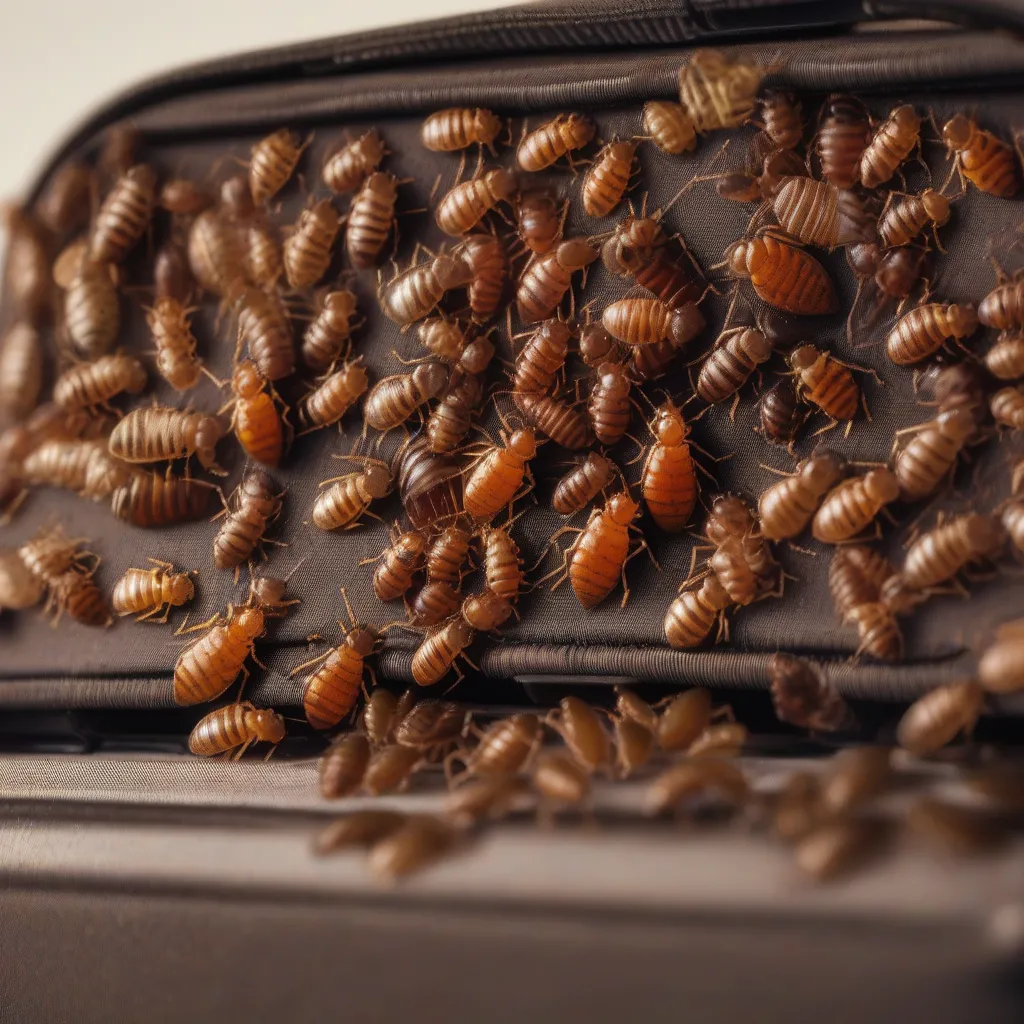 Bed Bugs on Luggage