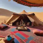 Bedouin tent and hospitality