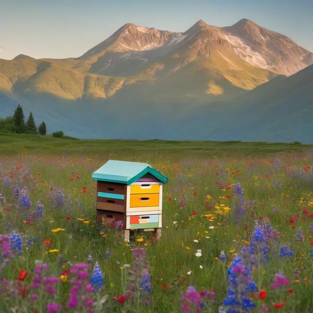 Beehive in Field