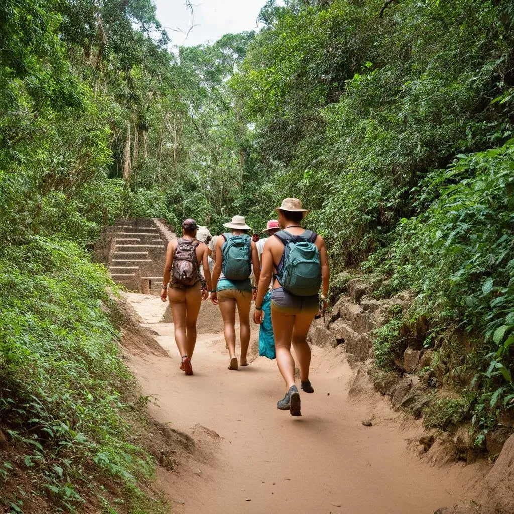 Exploring Mayan Ruins in Belize