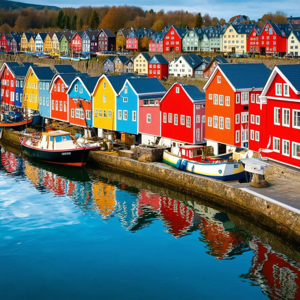 Colorful Houses in Bergen