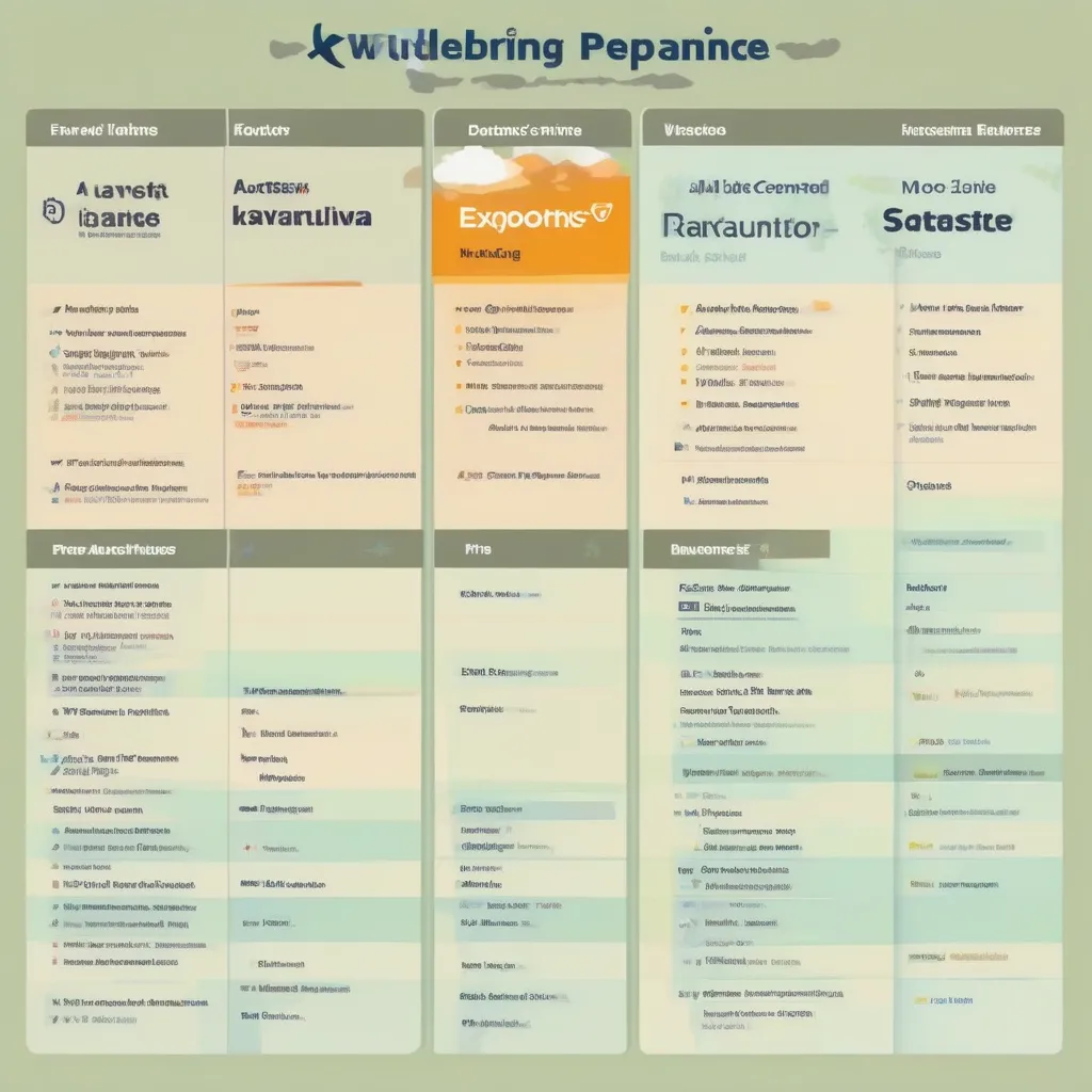 Best Travel Websites Comparison Chart