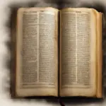 Open Bible with Old Testament highlighted