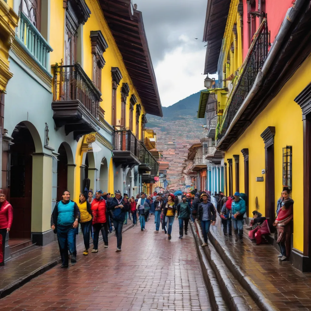 Street Scene in La Candelaria