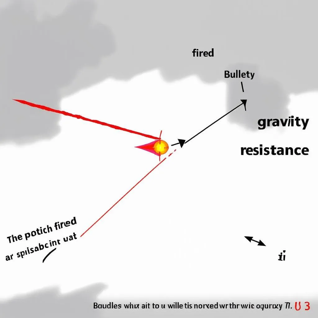 Bullet Trajectory Diagram