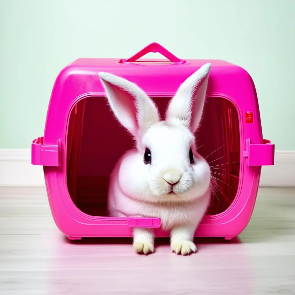 Bunny in Carrier