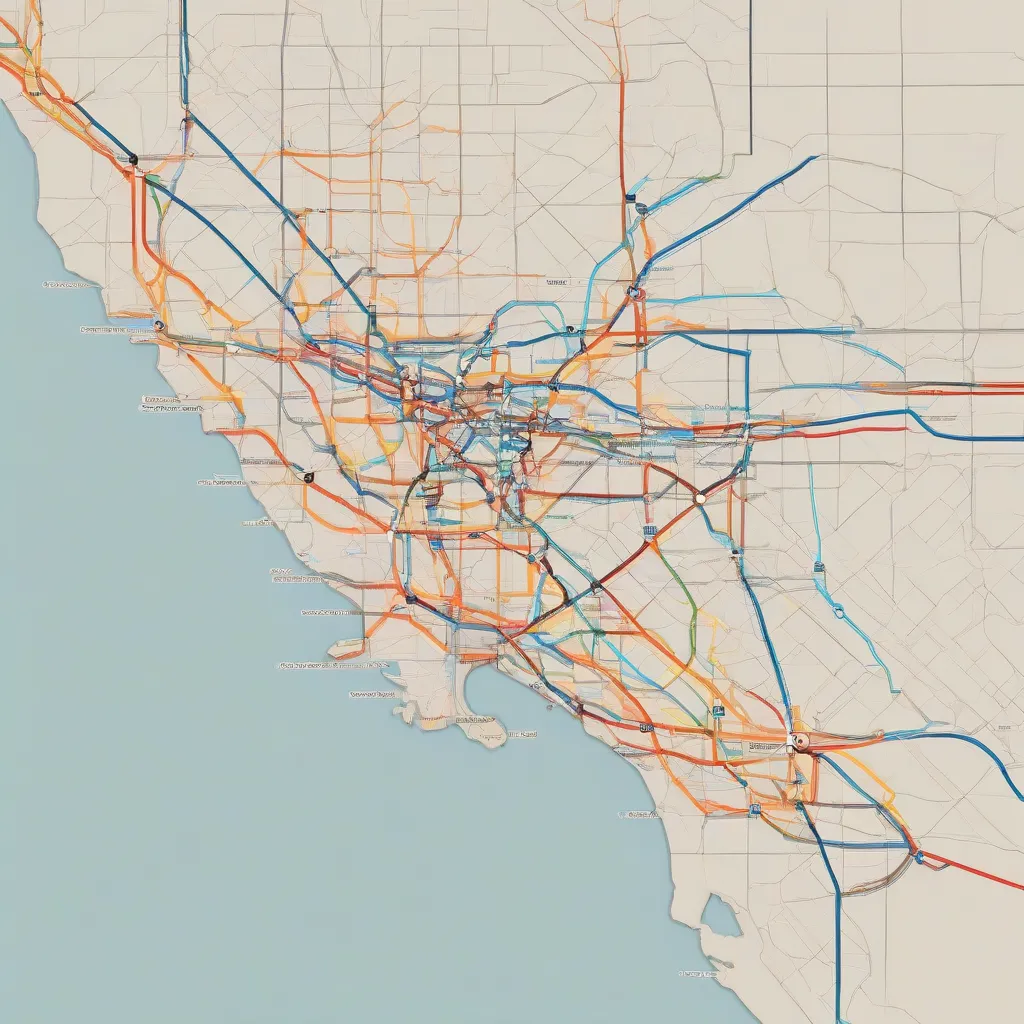 Complete Graph of a California Road Trip