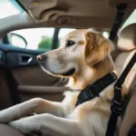 Calm Dog in Car