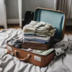 Canadian Dollars and Luggage