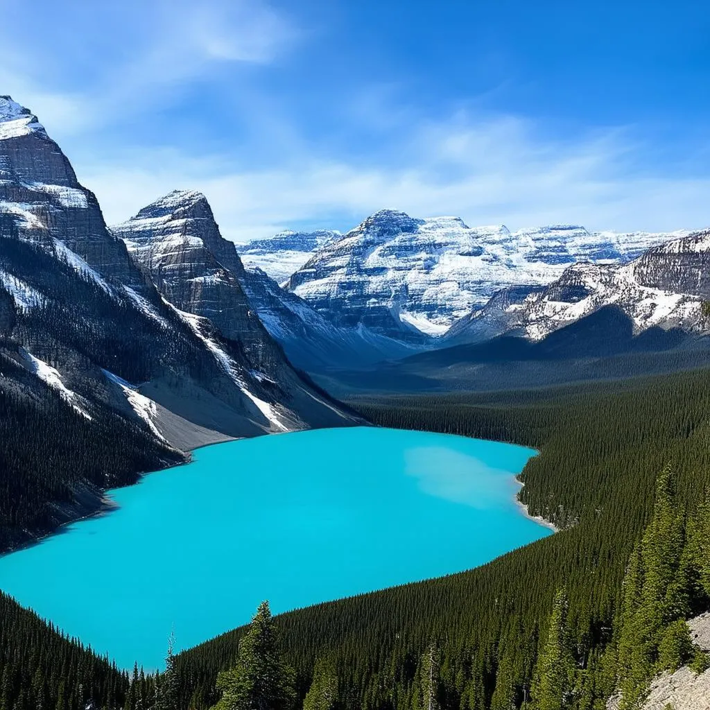 Majestic Canadian Rocky Mountains