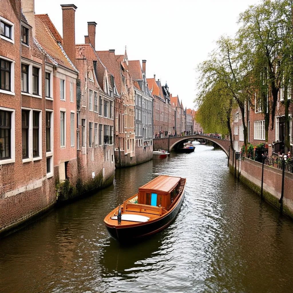 Canals of Bruges, Belgium