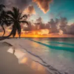 Cancun Beach at Sunset