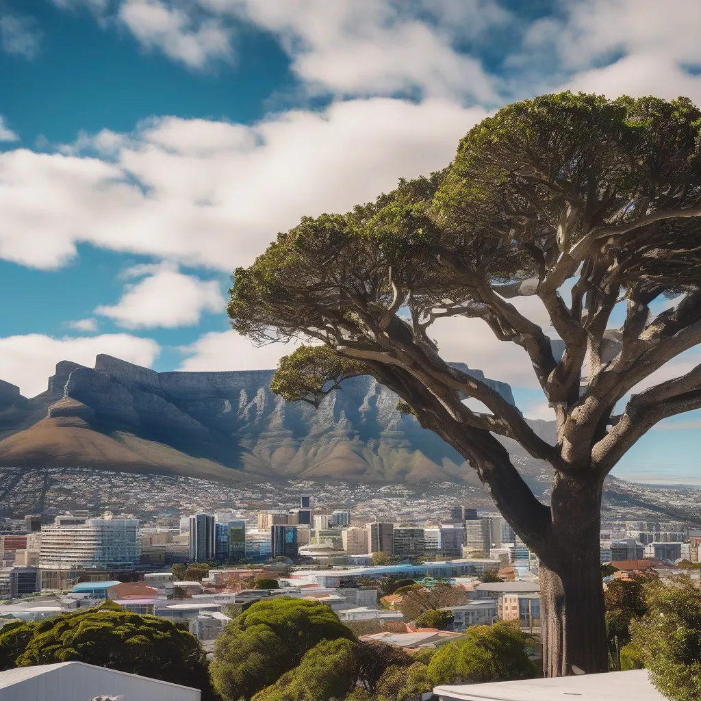 Cape Town with Table Mountain