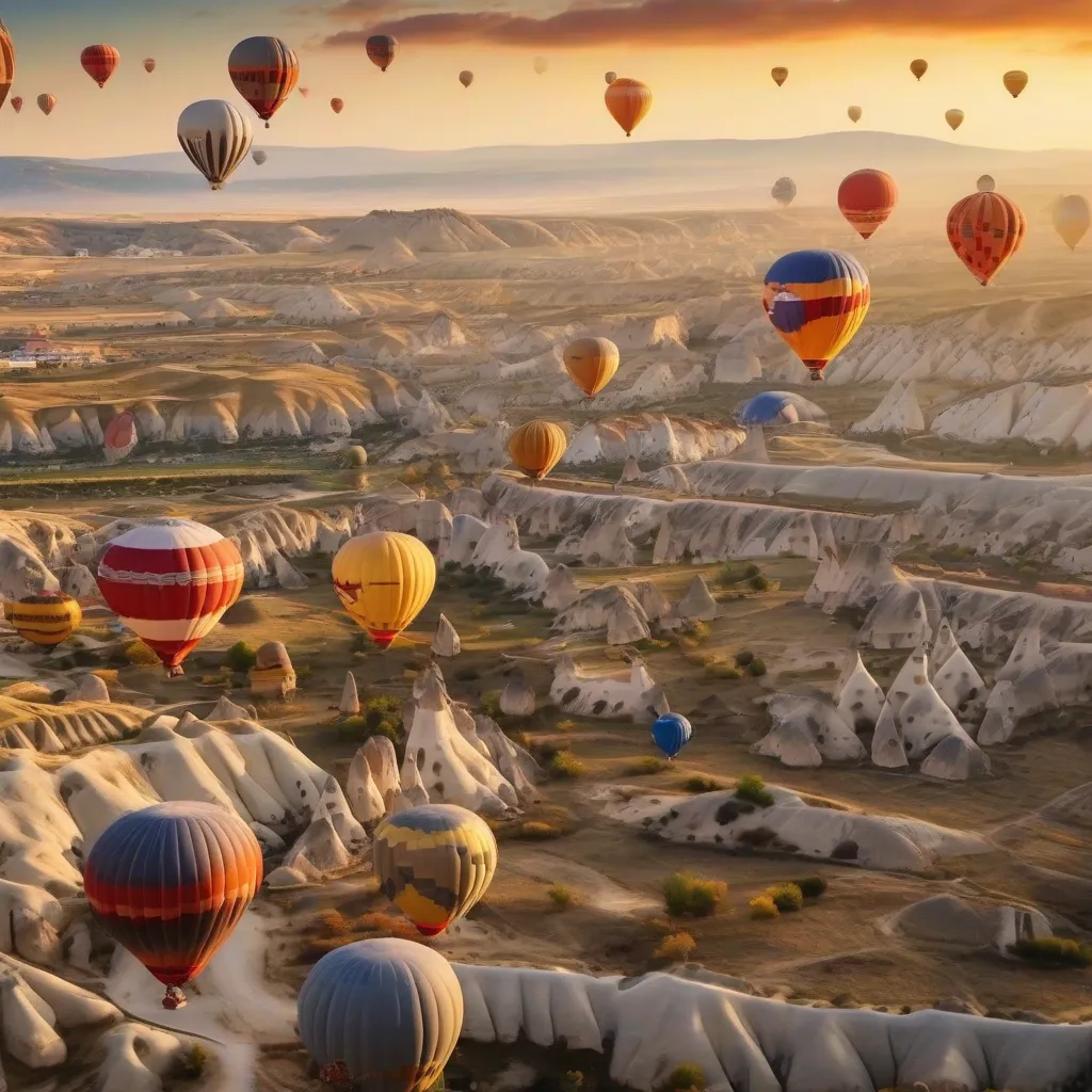 Hot Air Balloons over Cappadocia